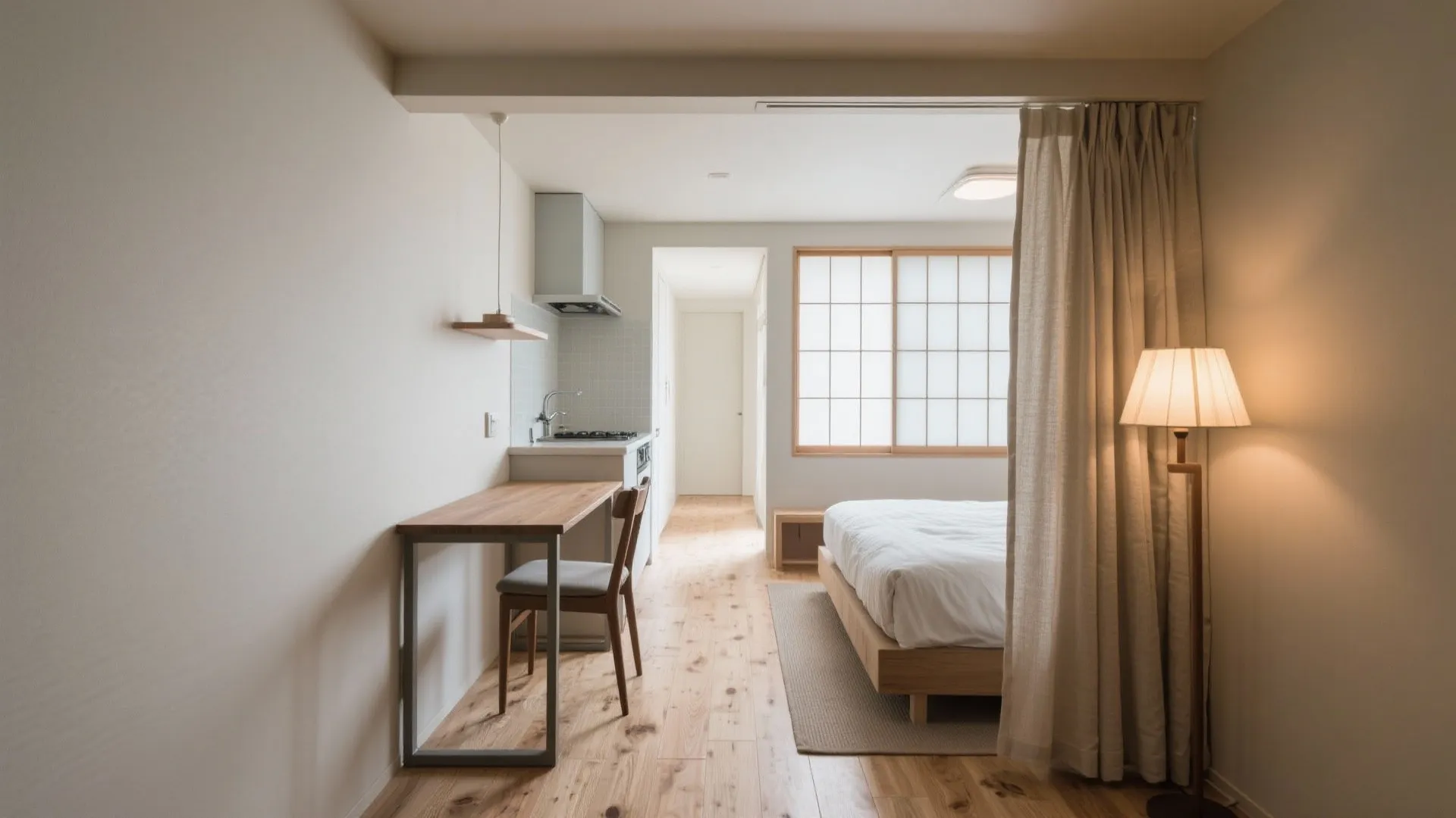 Tips 2: キッチン〜ベッドまで一直線に整える「動線プラン」（日式風格）