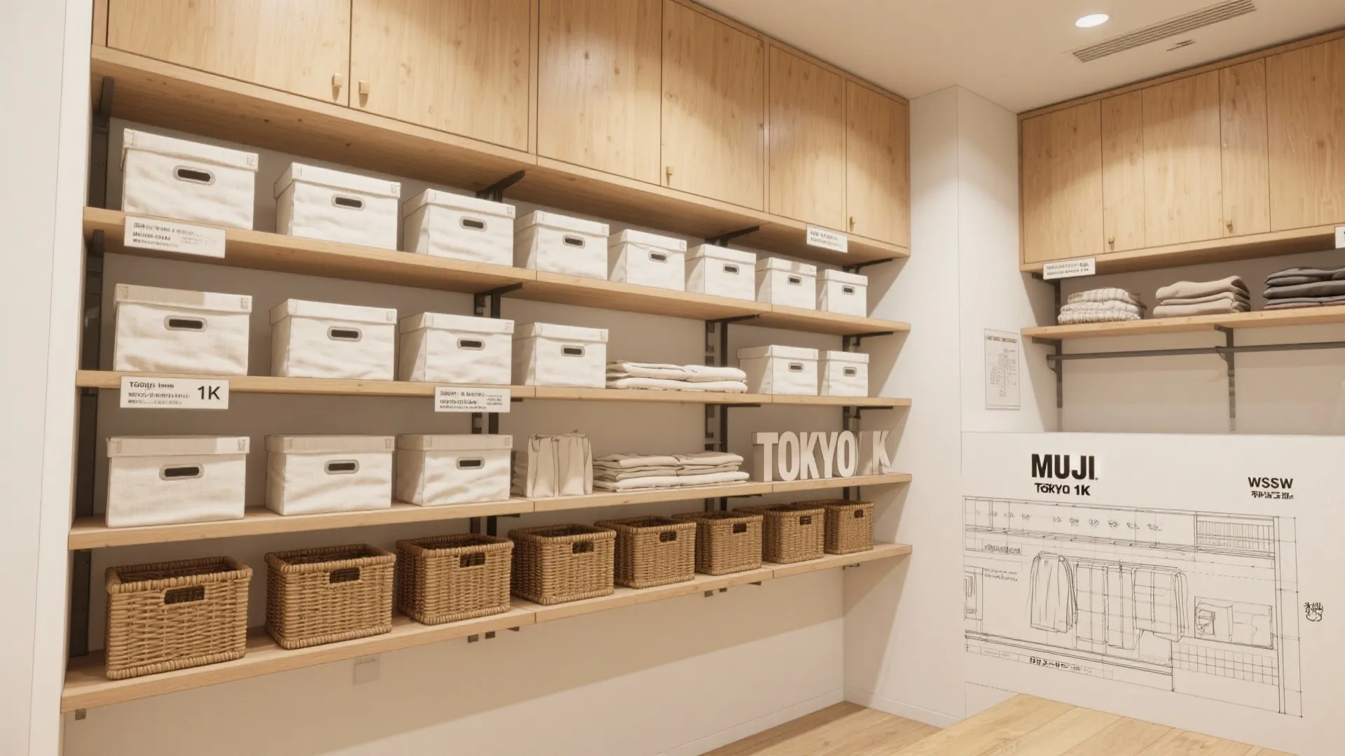 Tips 2: 收纳技巧を“高さ”で分ける｜見える・届く・しまうの3層