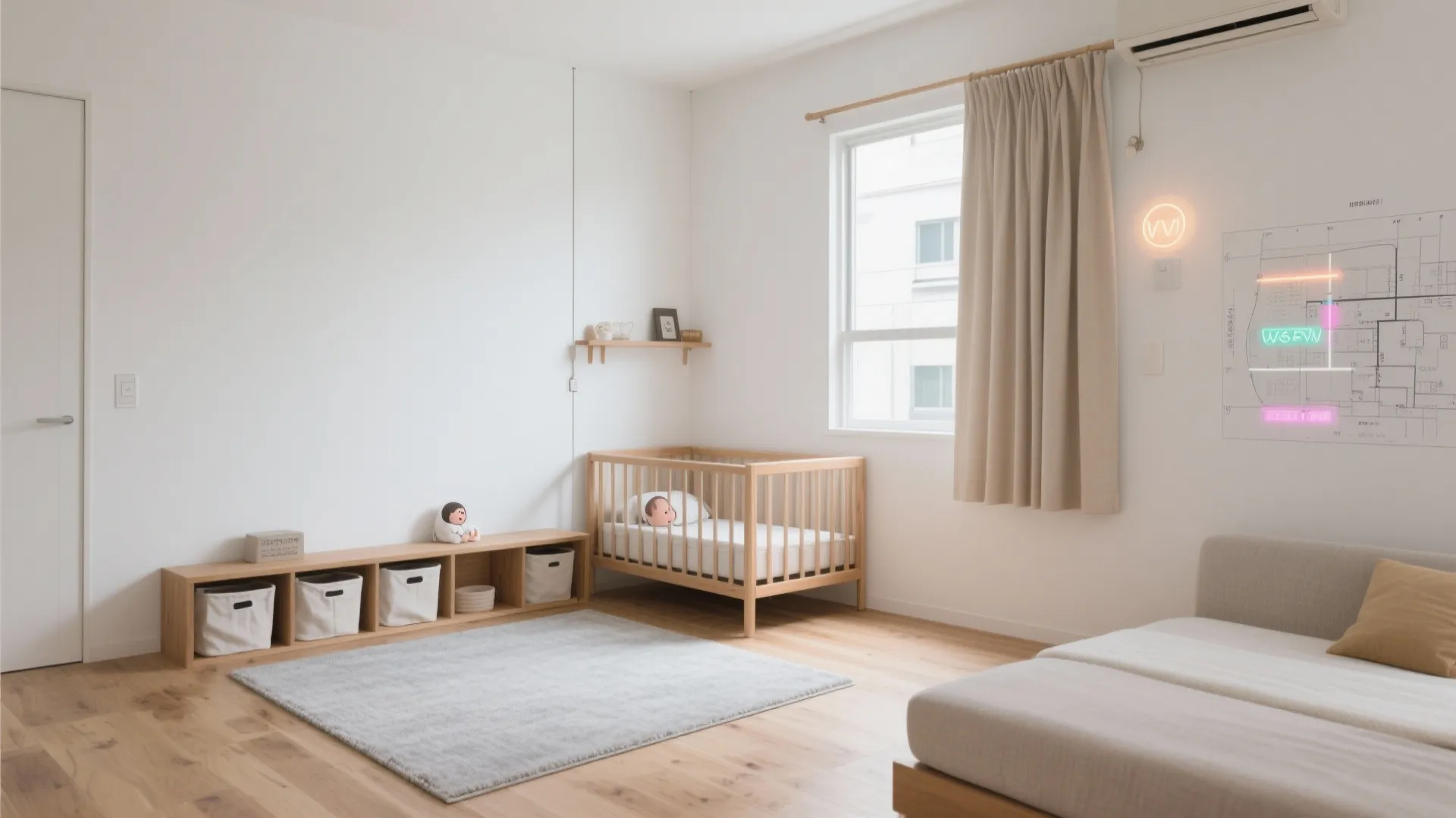 寝る・遊ぶをゆるく分ける1LDKの“ゾーニング”で日式風の秩序をつくる