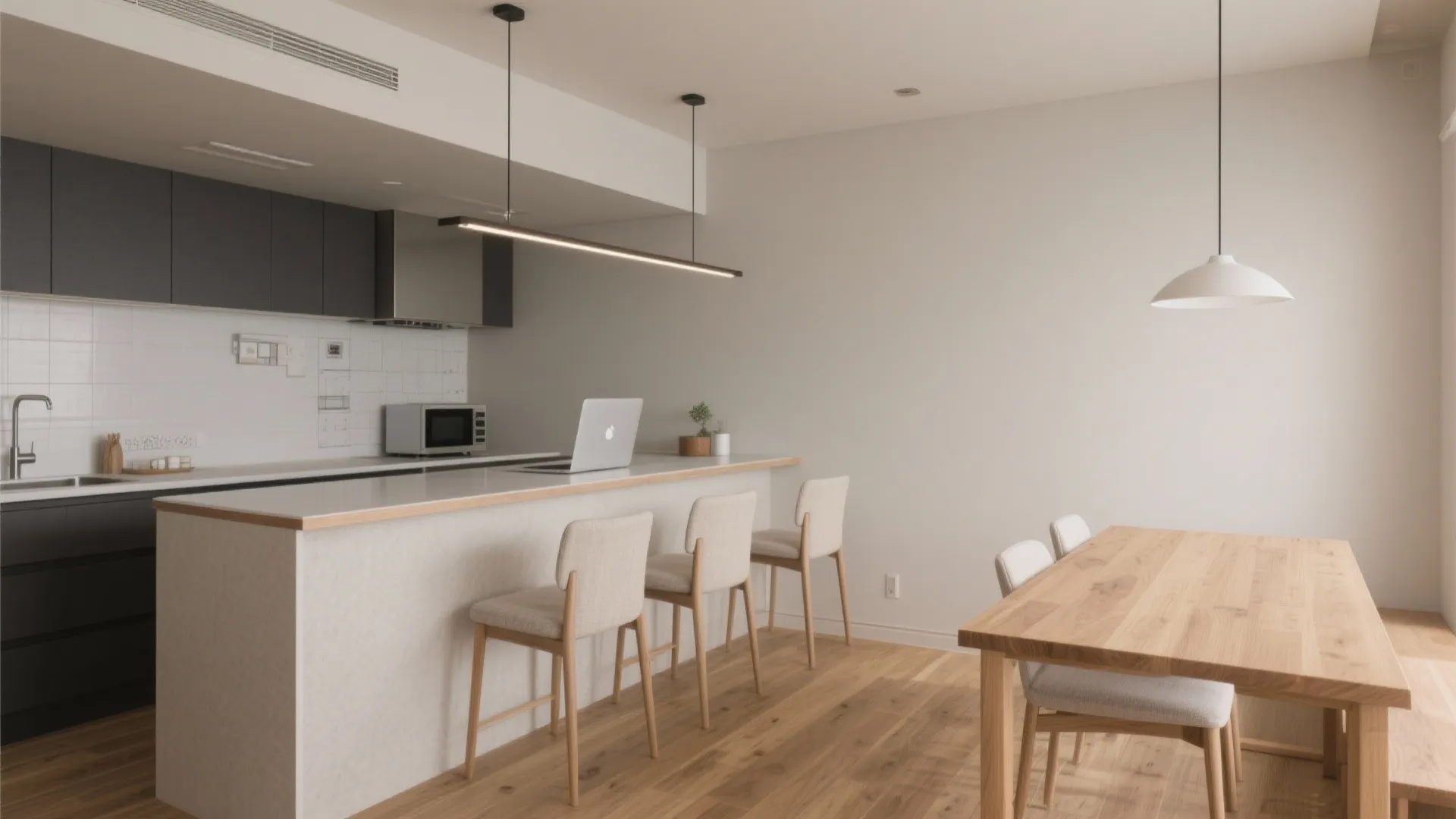 Tips 1: カウンターの高さと奥行きで家事動線を整える（1LDK カウンター キッチン レイアウト）