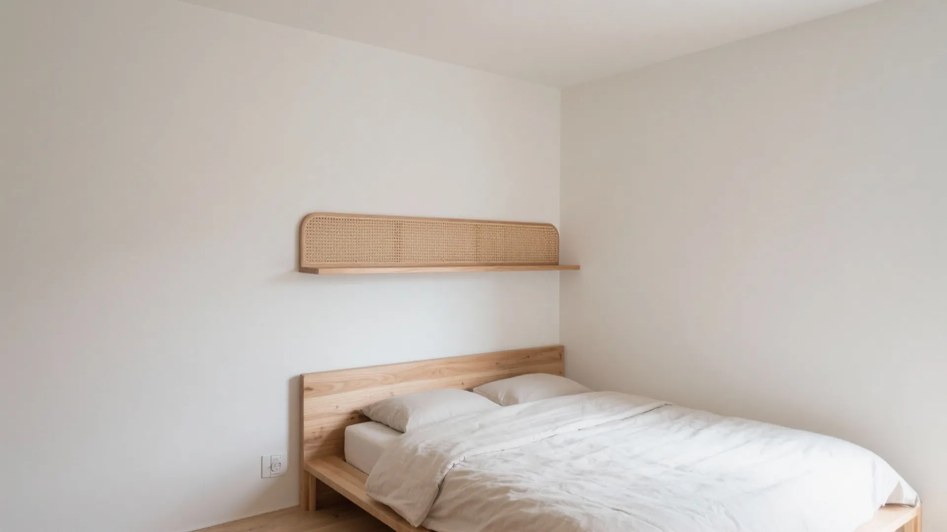 2. 1Rは“見せる壁”を1面だけ：日式风格の余白が奥行きを作る