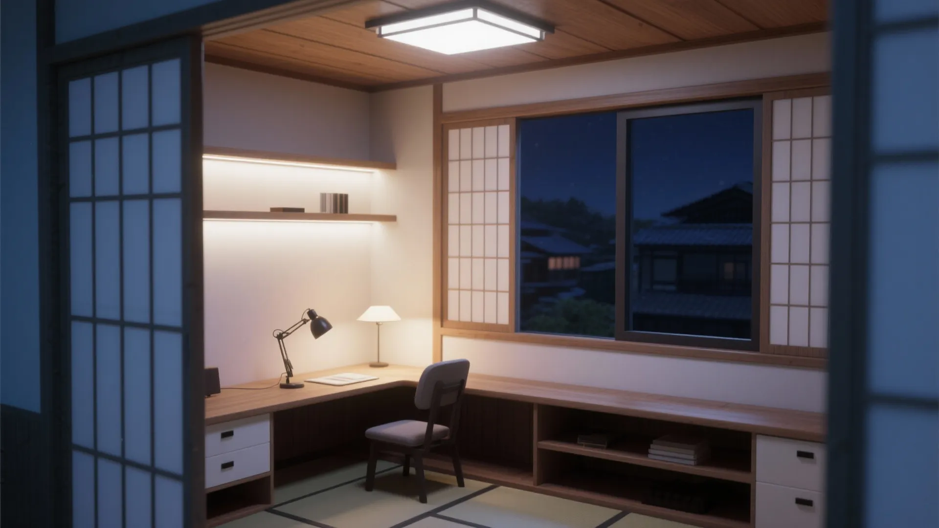 7. 照明は“3点法”で奥行を作る：天井＋間接＋タスク