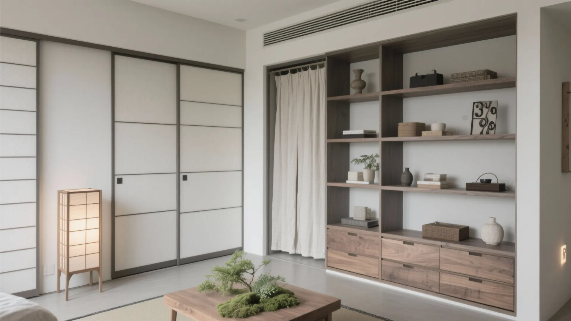 Tips 2: 日式風の“余白”を作る｜見せる物は3割、残りは引き算収納