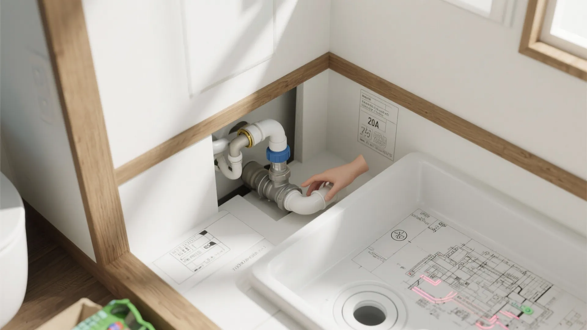 Tips 2: TW20-1R規格相当のサイズ感と収まり｜動線を妨げない設置