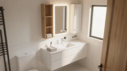 5 Small-Bathroom Ideas for a 24-inch White Vanity