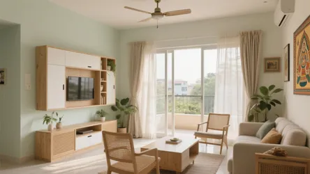 2 BHK Flat in Bhubaneswar: 5 Smart Design Ideas