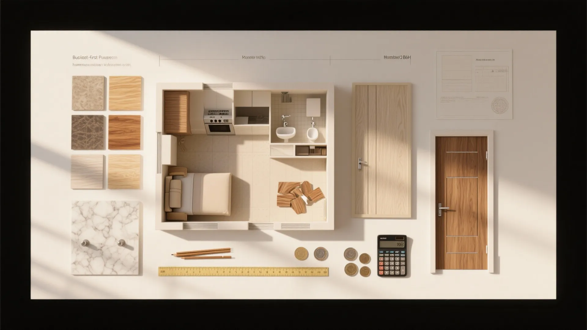 1) Budget-first space planning for a Mumbai 2 BHK