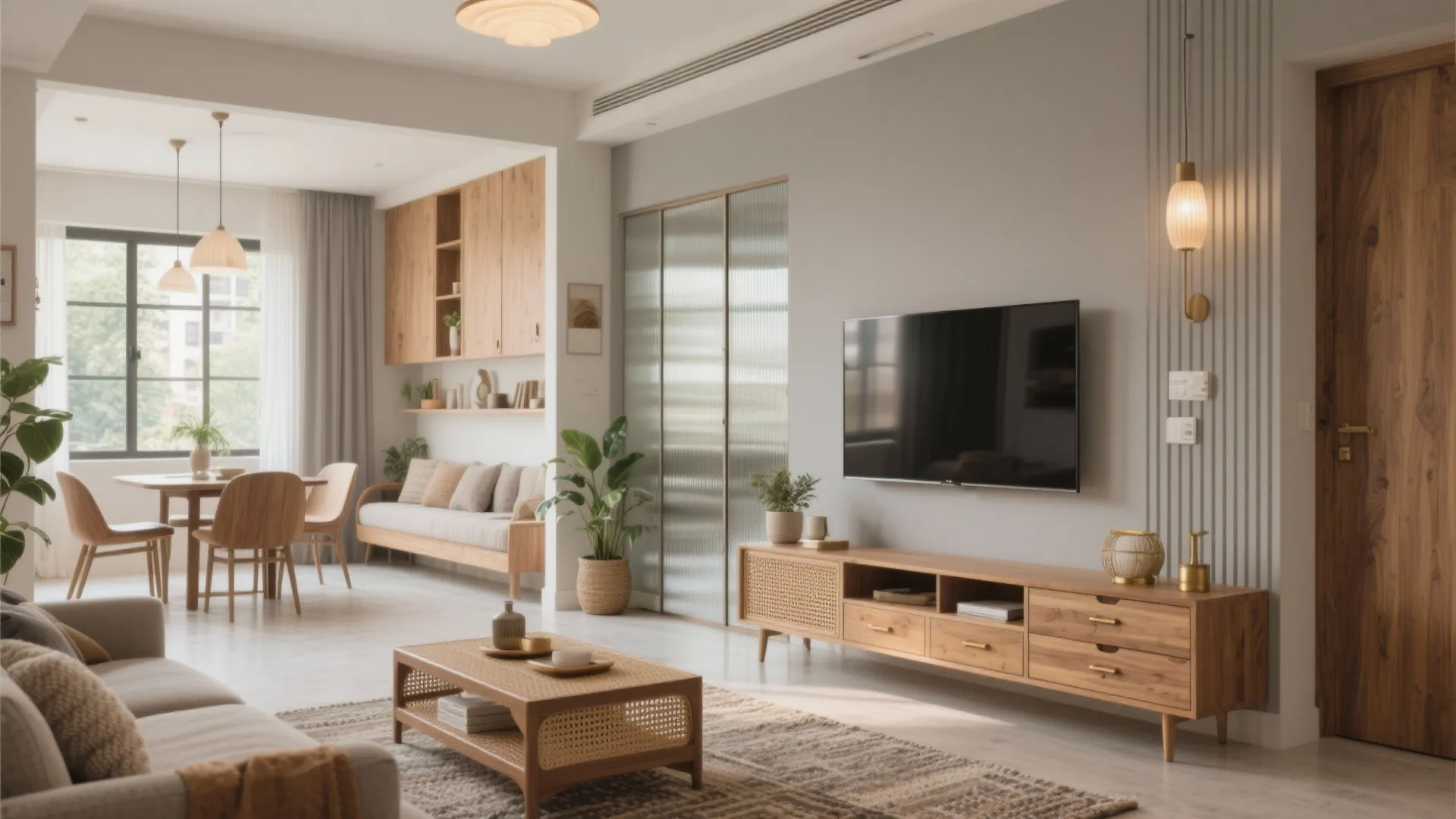 2BHK Hall Interior Design: 5 Smart Space Ideas: 10+ years designing compact homes taught me this: a well-planned 2BHK hall can feel bigger than its square footage. Here are my 5 field-tested ideas.