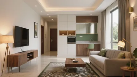 2 BHK Flat Interior Design: 5 Hall Ideas