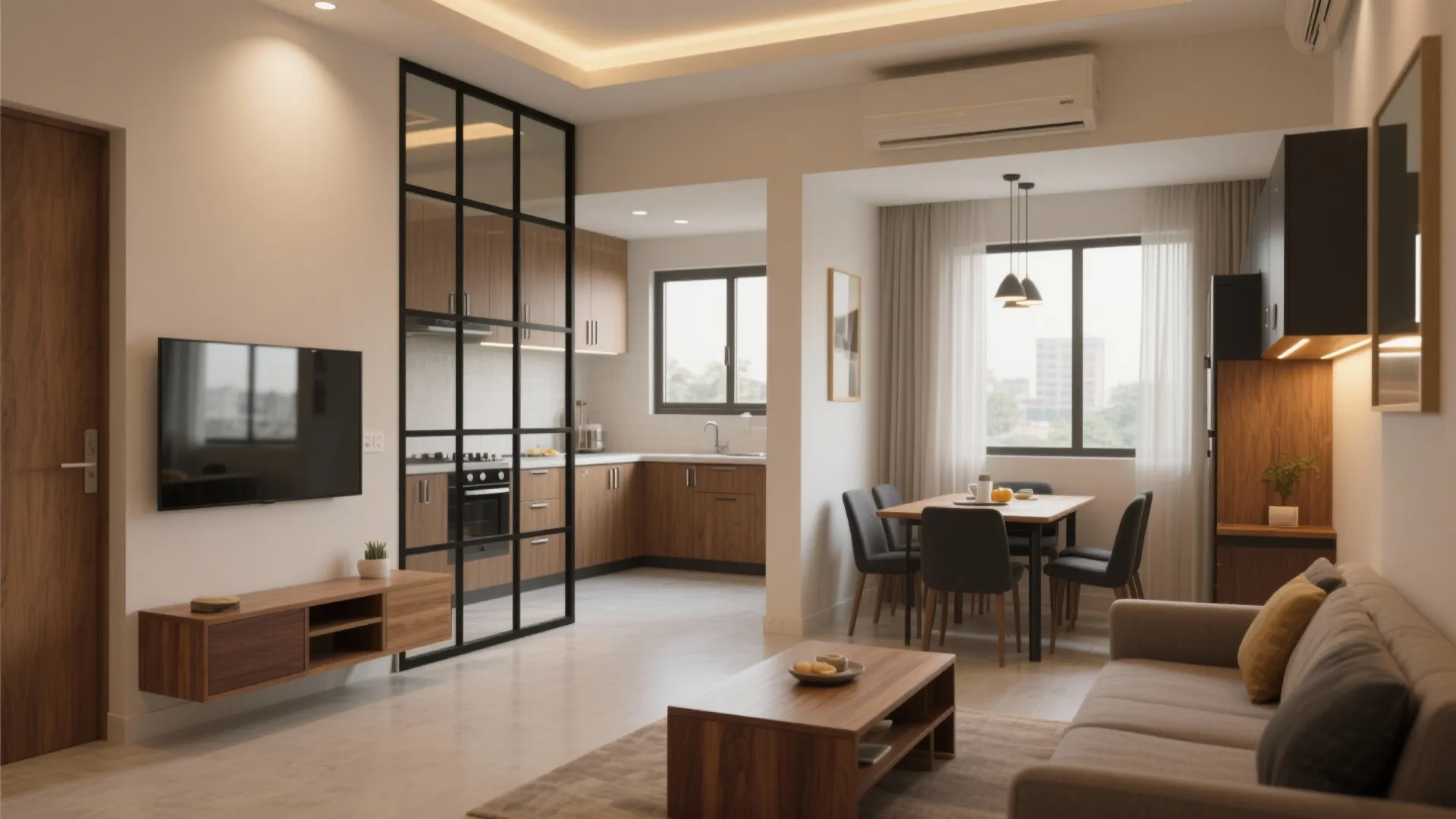 2 BHK Flat in Indirapuram: 5 Space-Savvy Design Ideas: A senior interior designer’s practical guide to making a compact Indirapuram 2 BHK feel bigger, brighter, and beautifully yours