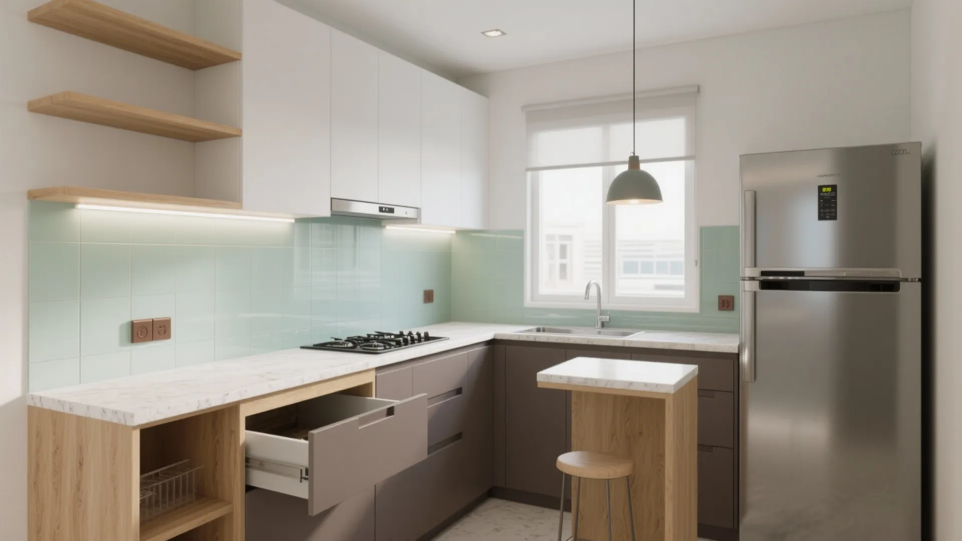 2 BHK Flat Interior Design: 5 Kitchen Ideas: Real-world, expert-backed tips to maximize a small kitchen in a 2 BHK flat