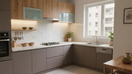 5 Kitchen Layout Ideas for Small 2 BHK Flats