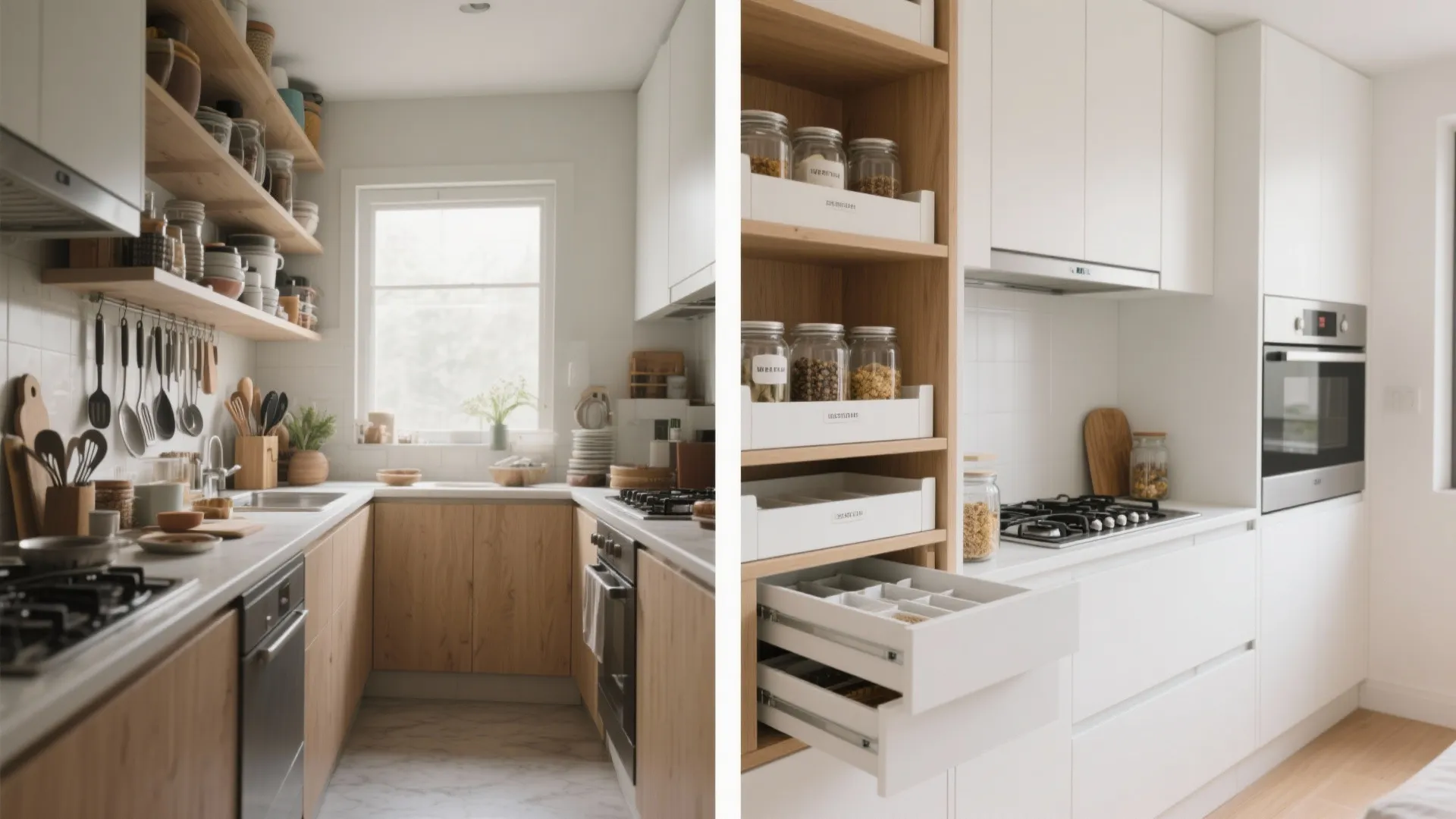 Minimalist kitchen storage that actually works in 2 BHK apartments