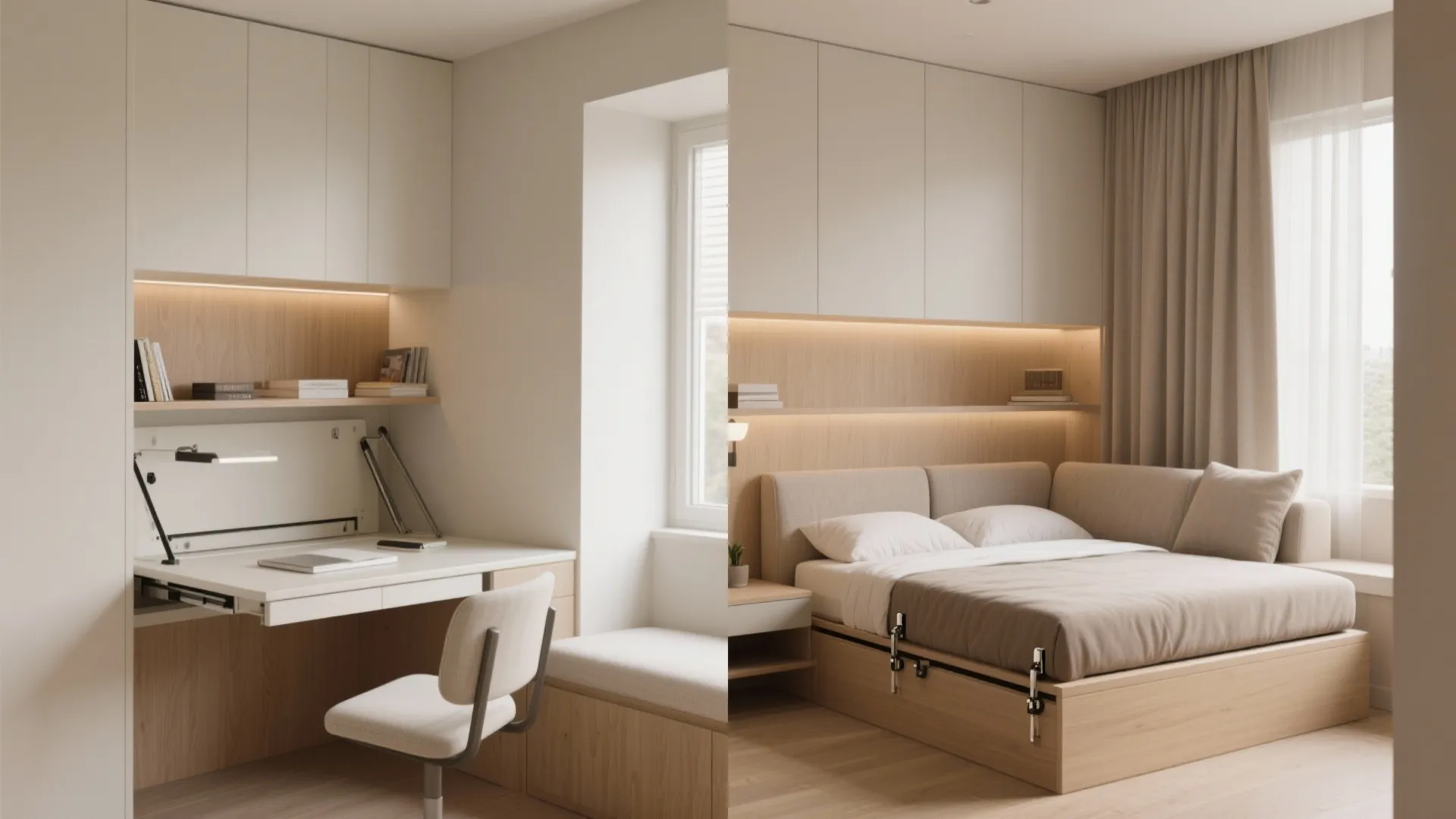 Multi-functional furniture and foldables