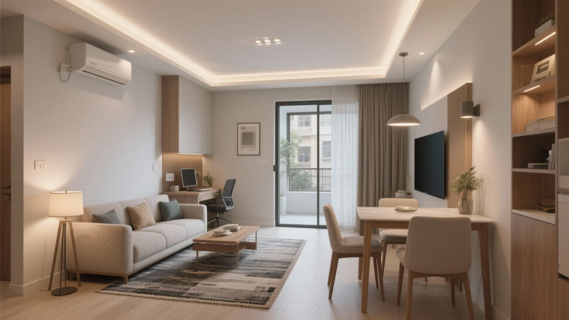 Open-plan living with zoning that respects privacy