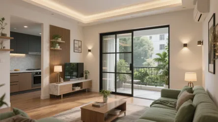 2 BHK Flat in Rajarhat Newtown: 5 Smart Design Ideas