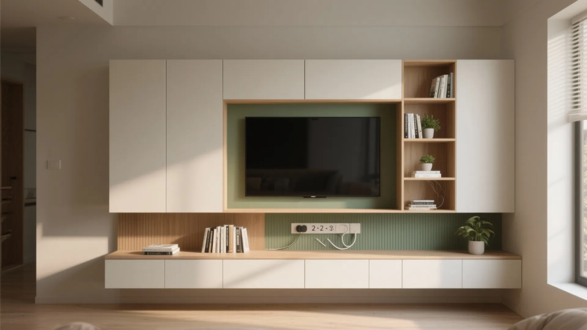 Minimalist storage that doubles as decor