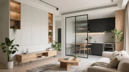 5 2 BHK flat interior design images & ideas