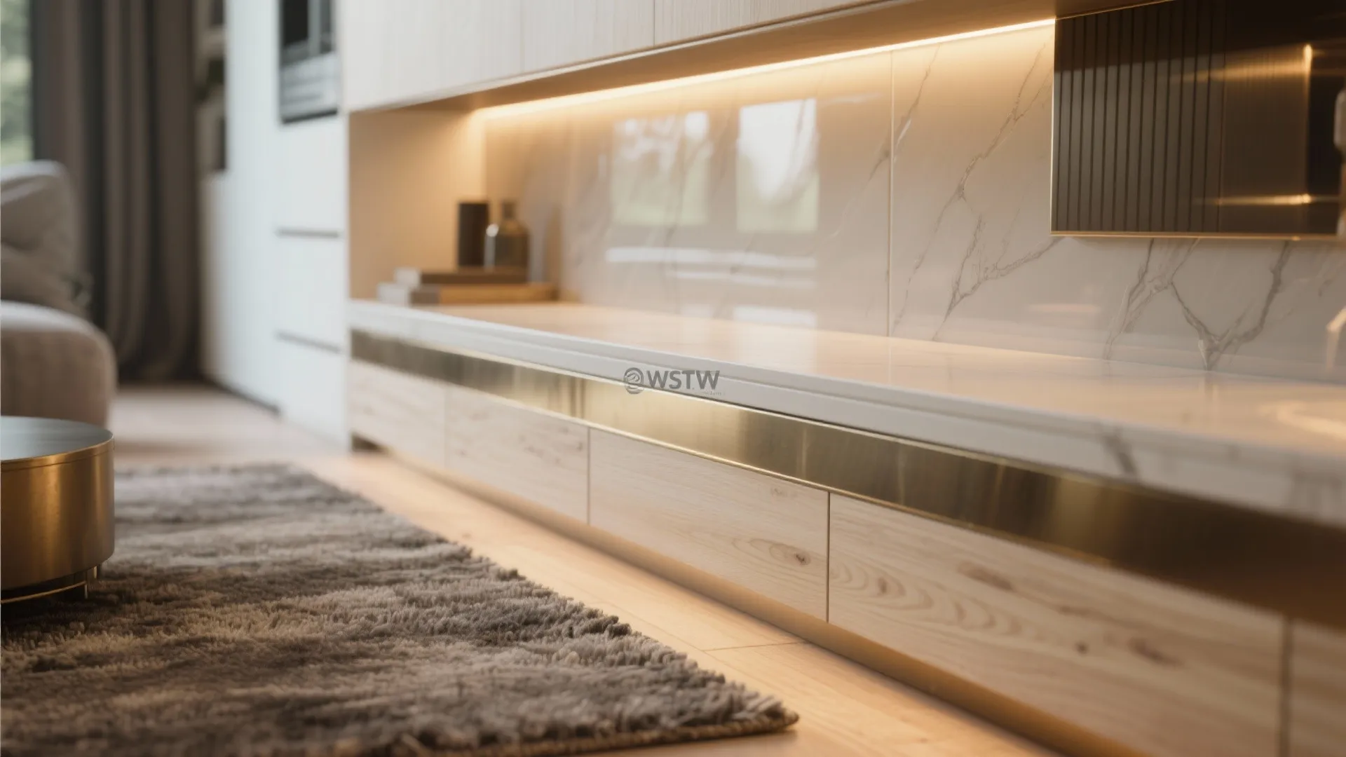 Warm Materials and a Layered Lighting Plan