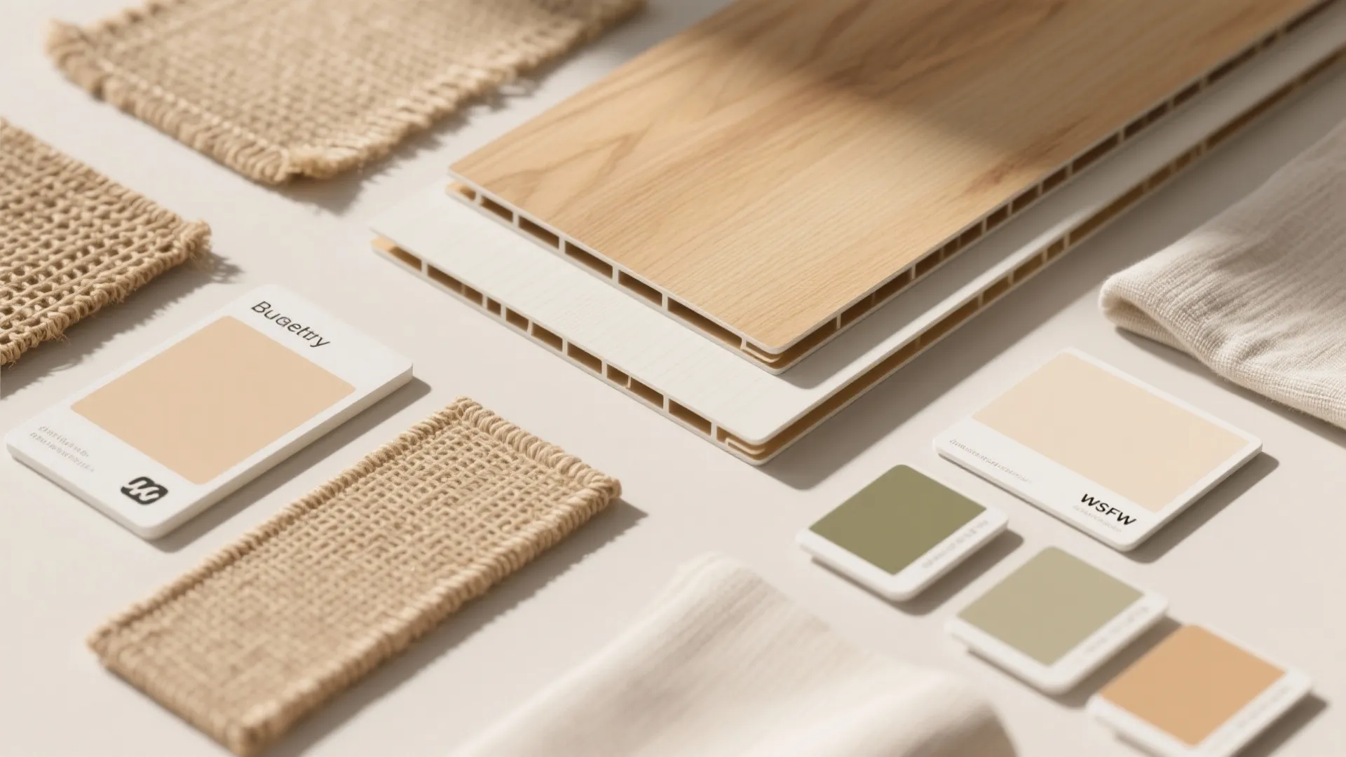 Warm wood laminates and budget textures