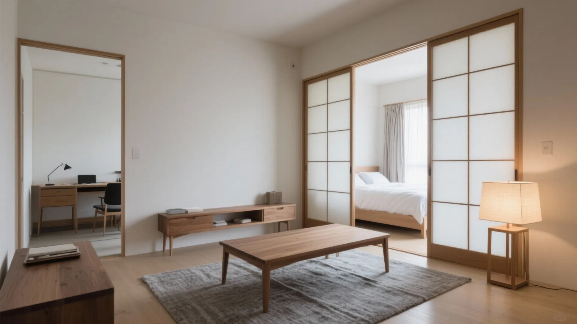 Tips 3: 2DKこそ色は“2色＋木目”でまとめる（日式风格）