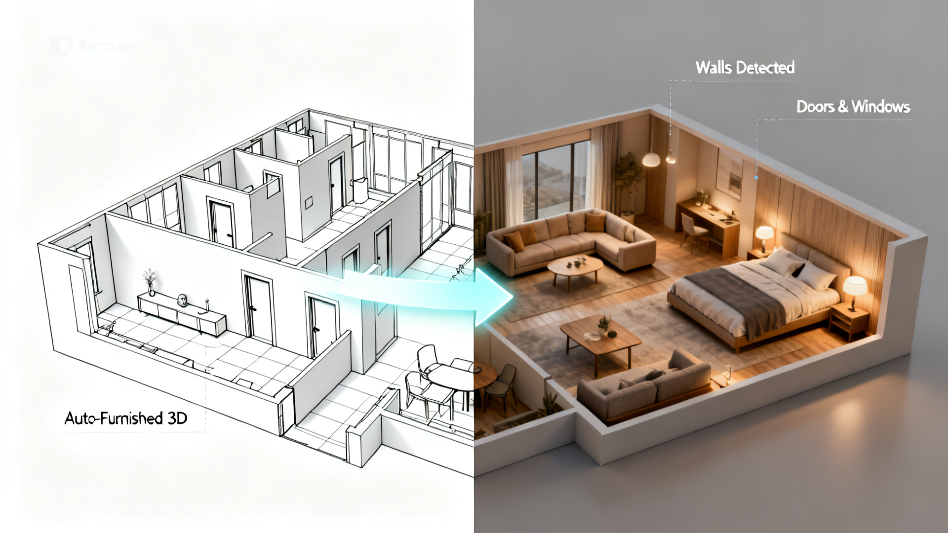 2d to 3d floor plan ai layout to model convert 2d floor plans into 3d ...