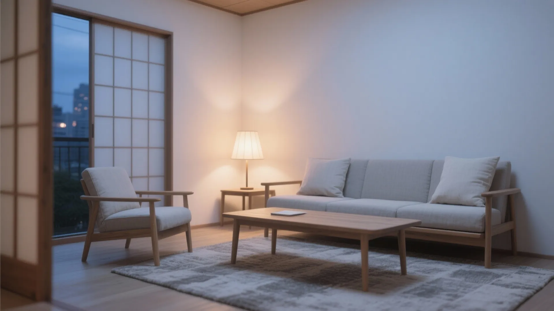 Tips 5: 色と素材を“静×温”で揃え、夜の落ち着きを演出（日式風格と配色）