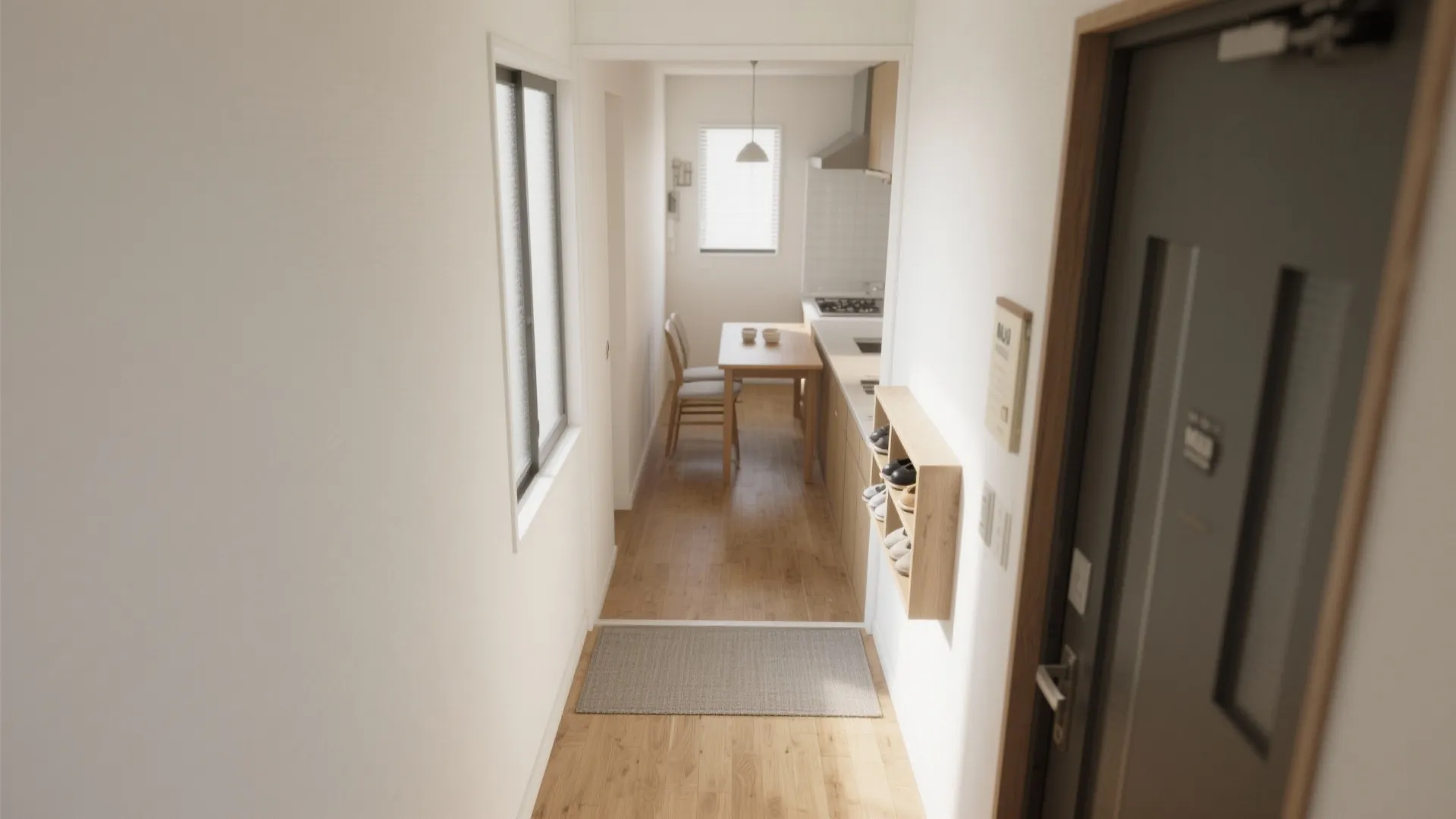 動線を“廊下から部屋へ”つなぐ：東京公寓设计の考え方で玄関～LDの渋滞を解消