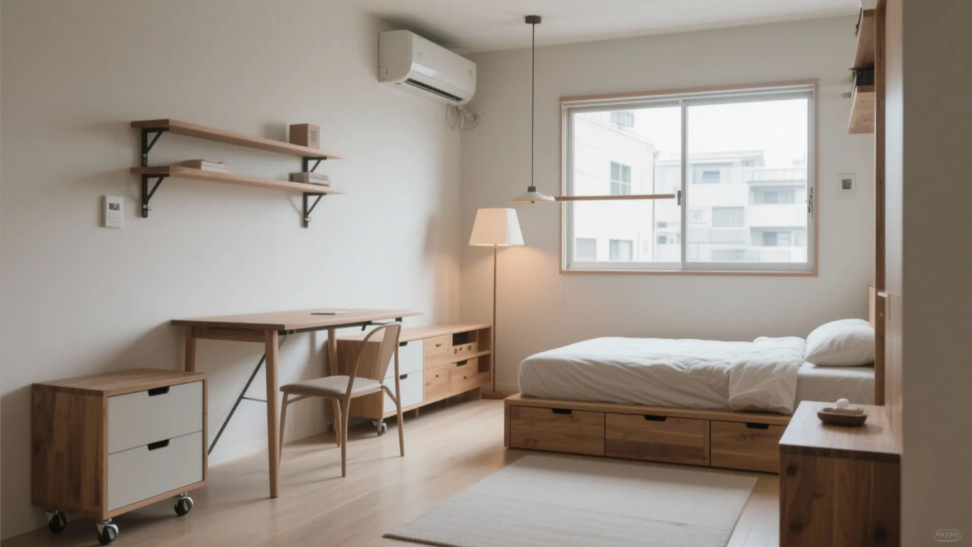 Tips 4: 東京・大阪の小型賃貸で学んだ“多機能”を2DKへ｜可変レイアウト