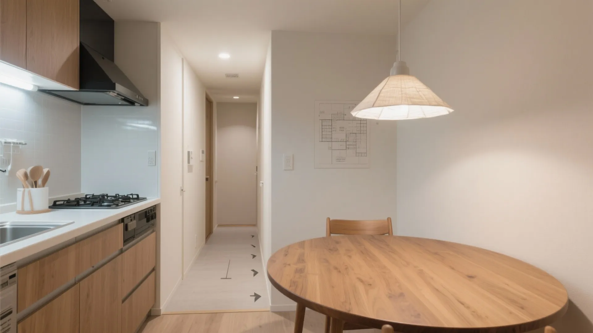 Tips 4: キッチンとダイニングの“距離20歩以内”ルール（日式風格と家事動線）