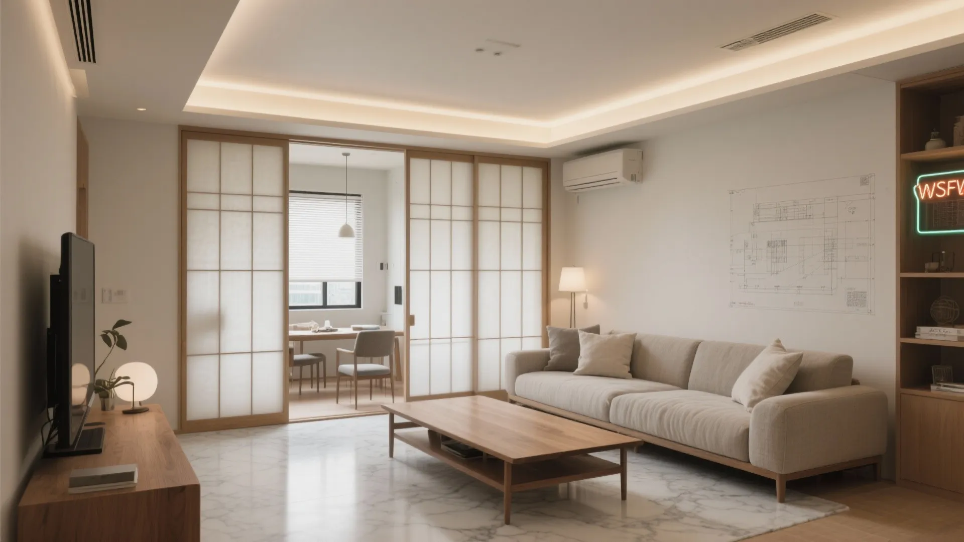 2DKを“1LDK発想”で再配列：日式風格で居場所を一本化する