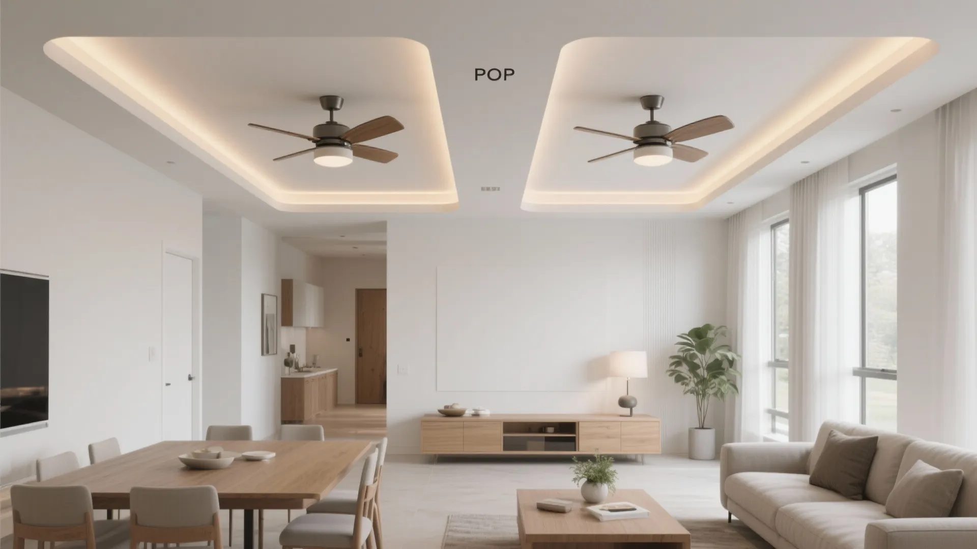 2 Fan POP Design for Hall: 5 Smart Ceiling Ideas: Practical, stylish false ceiling ideas for a hall that needs two fans—balanced airflow, clean lines, and lighting that flatters everyday living.