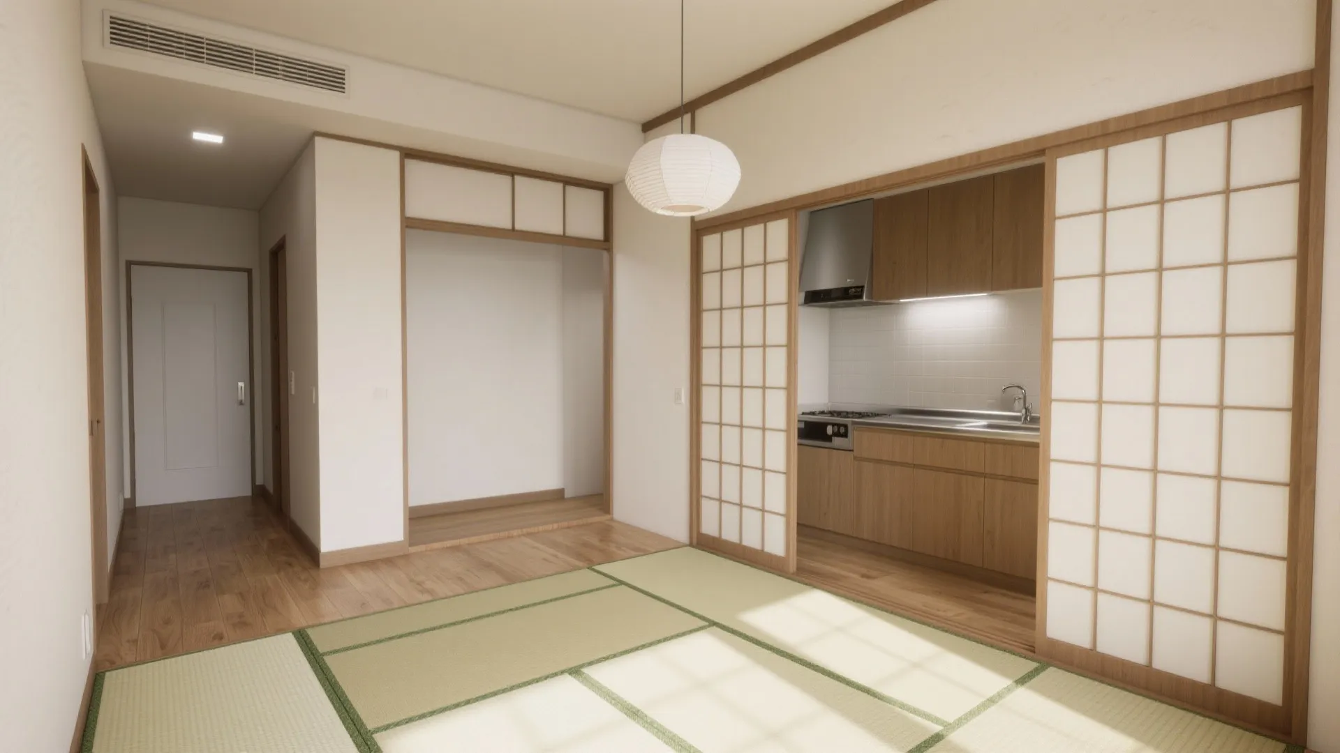 2Kの基本：2つの居室＋独立キッチンという構成（東京の賃貸で定番）