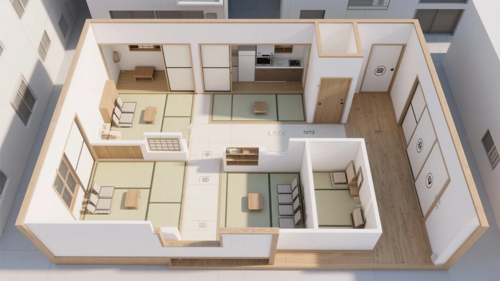 2Kの基本：2部屋＋キッチンの「東京小戸型」的な間取りをどう活かすか