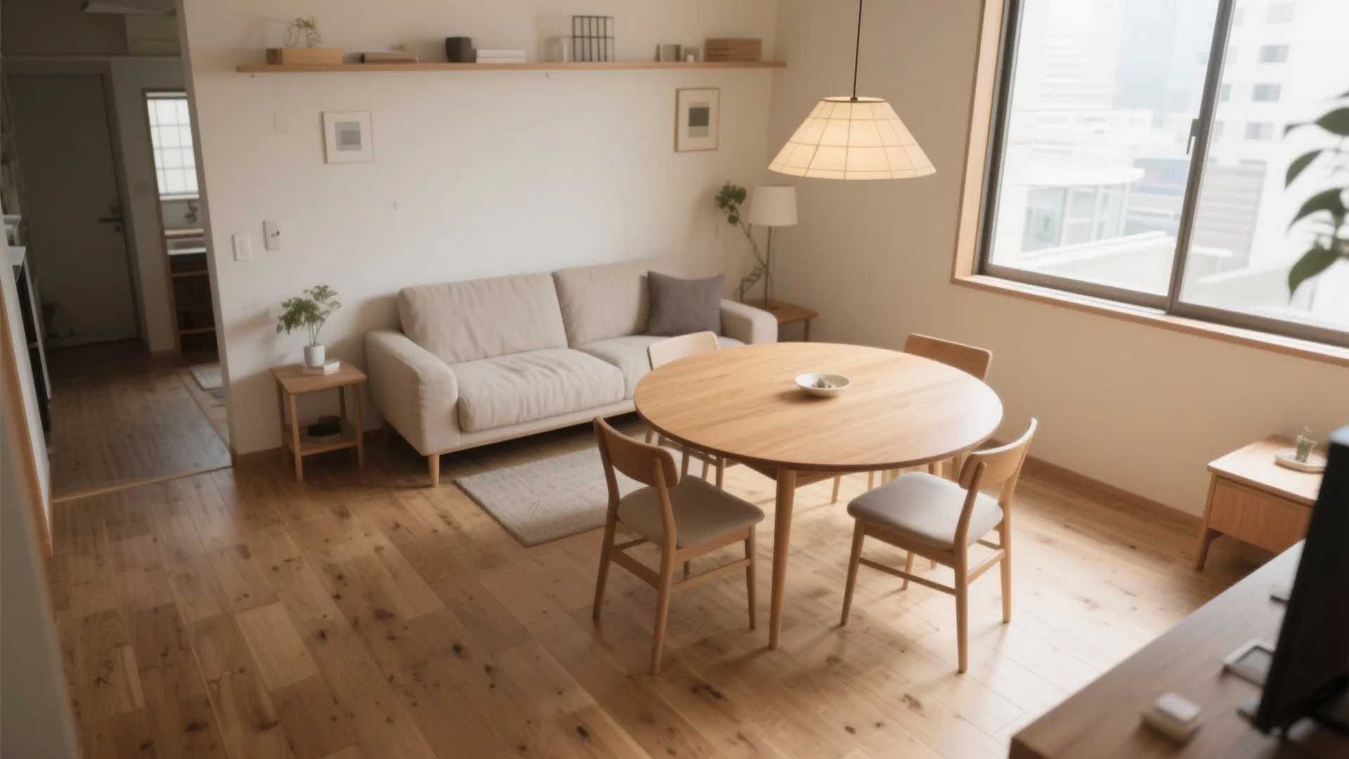 リビング中心の動線を起点に整える（動線規模の見える化）