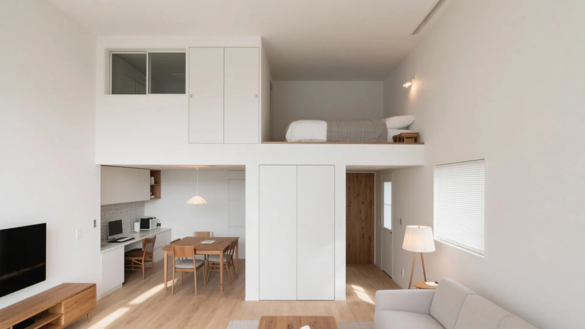 Tips 4: 2LDKのゾーニングを色で整える（日式风格・日本都市）