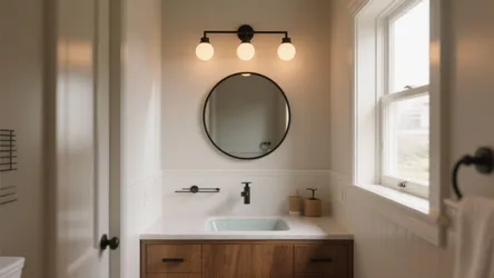 3 Light Bathroom Fixture Ideas