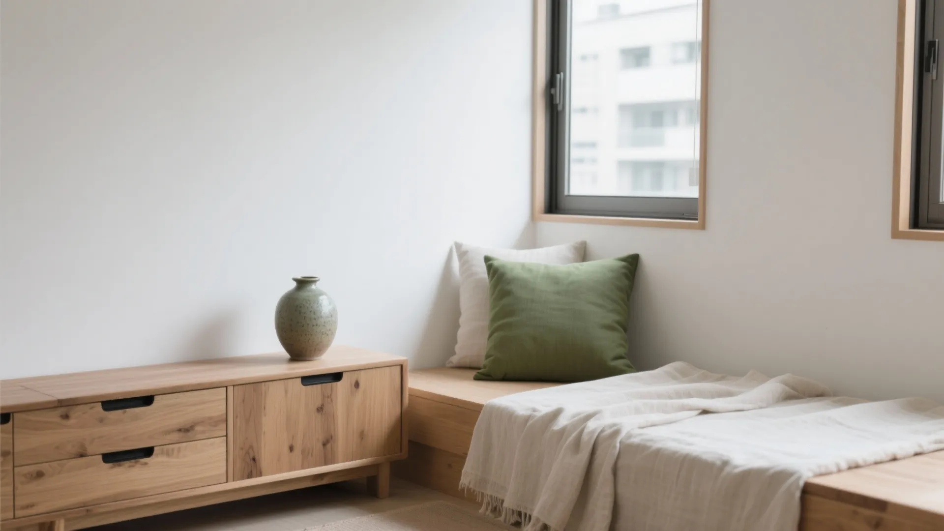 素材と色は“3素材×3色”で固定（日式風格を保ちながら広く見せる）