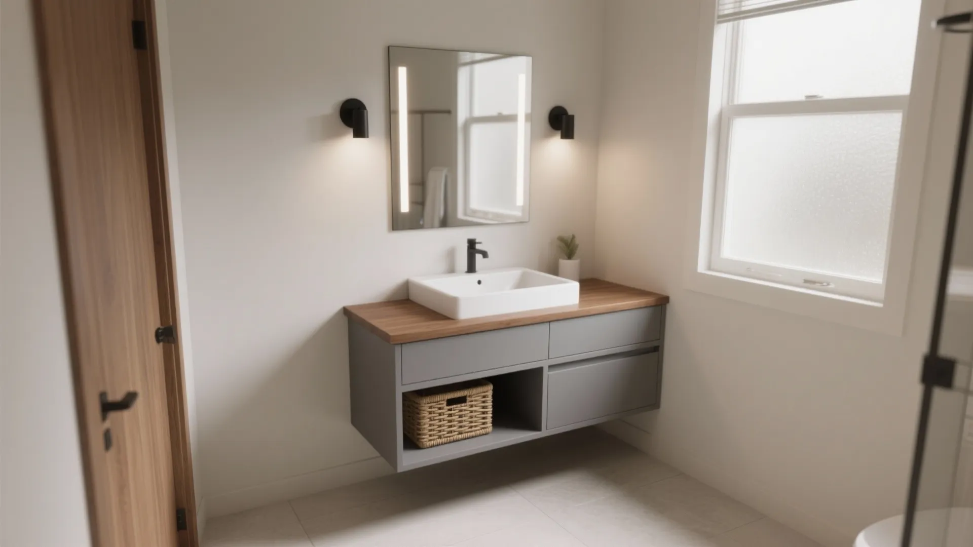 30-Inch Gray Bathroom Vanity Ideas