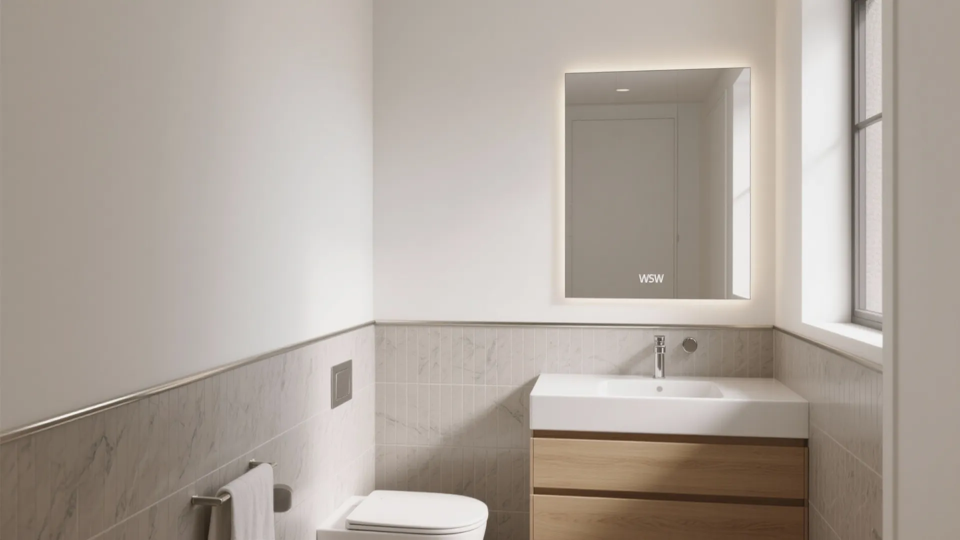 300x600 mm Wall Balance—Not Too Busy, Not Too Bold