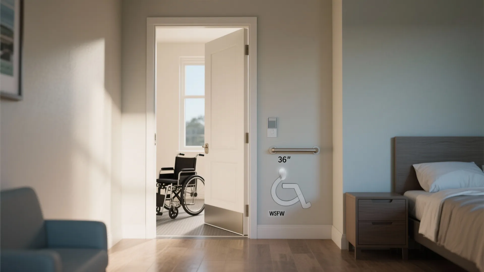 34–36 inches (86–91 cm) — Better for accessibility