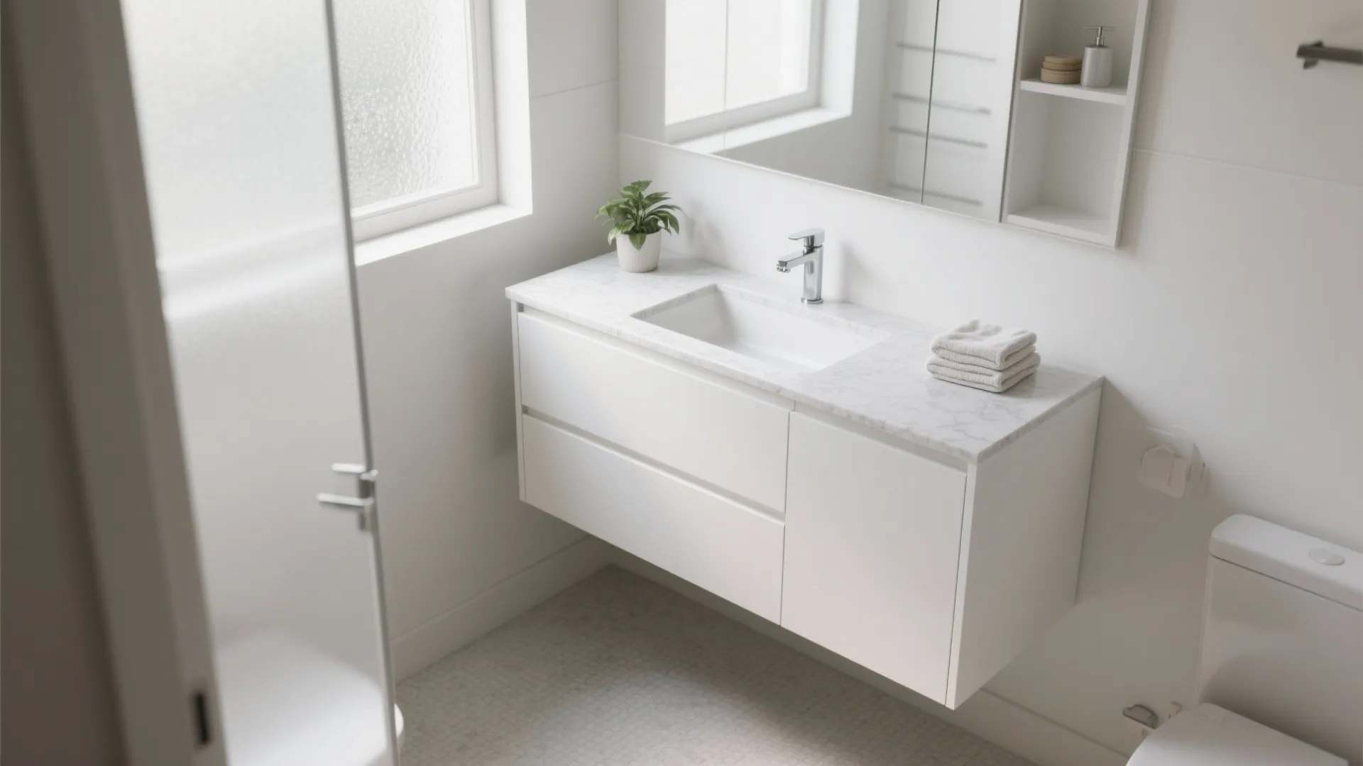 36 in White Bathroom Vanity Ideas: Five compact, stylish ways to use a 36-inch white vanity in small bathrooms