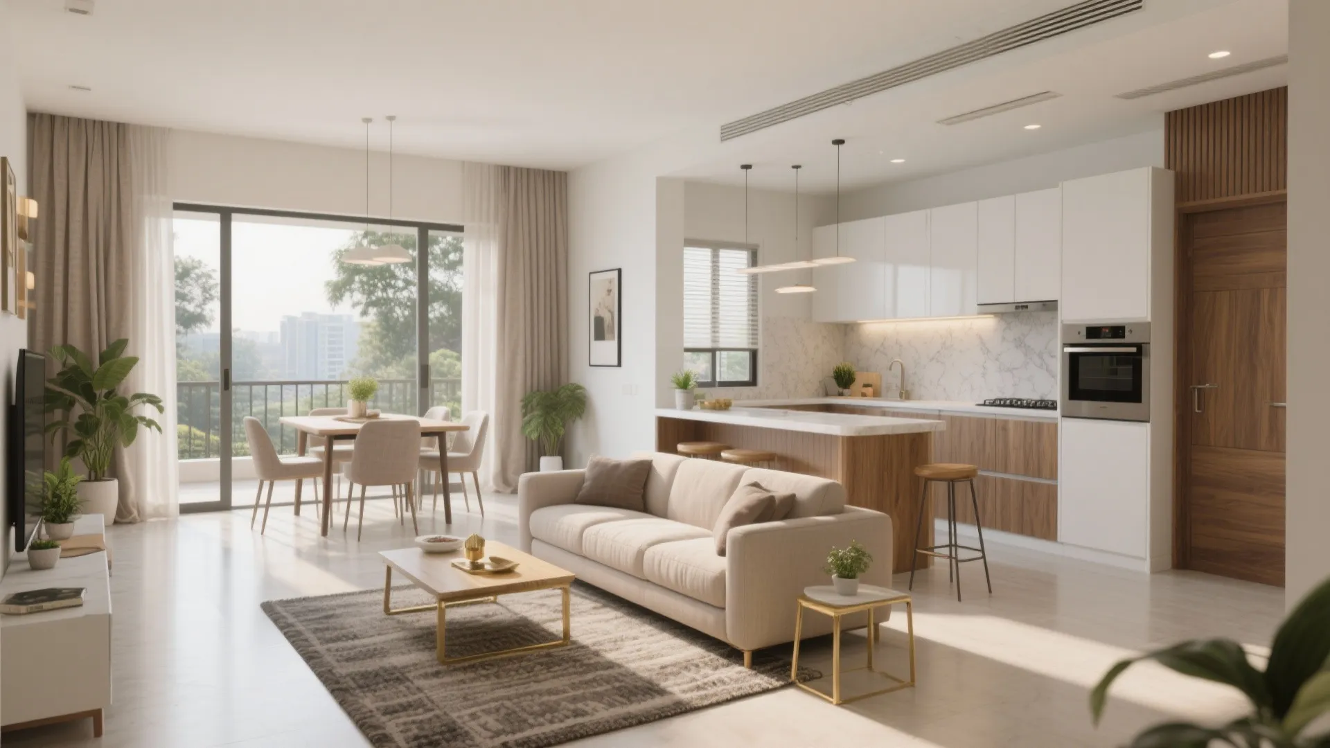 3 BHK Flats in Kanakapura Road: 5 Design Ideas: Small-space savvy, Bangalore-ready styling for modern 3 BHK apartments on Kanakapura Road