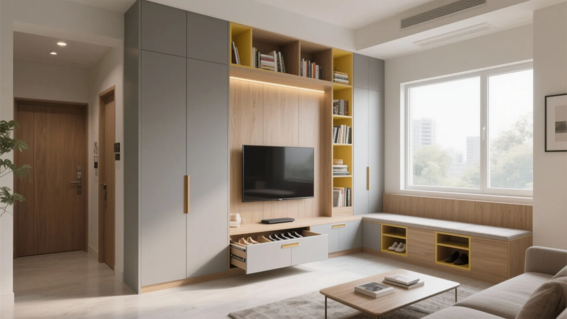 Minimalist Storage That Lives in Plain Sight