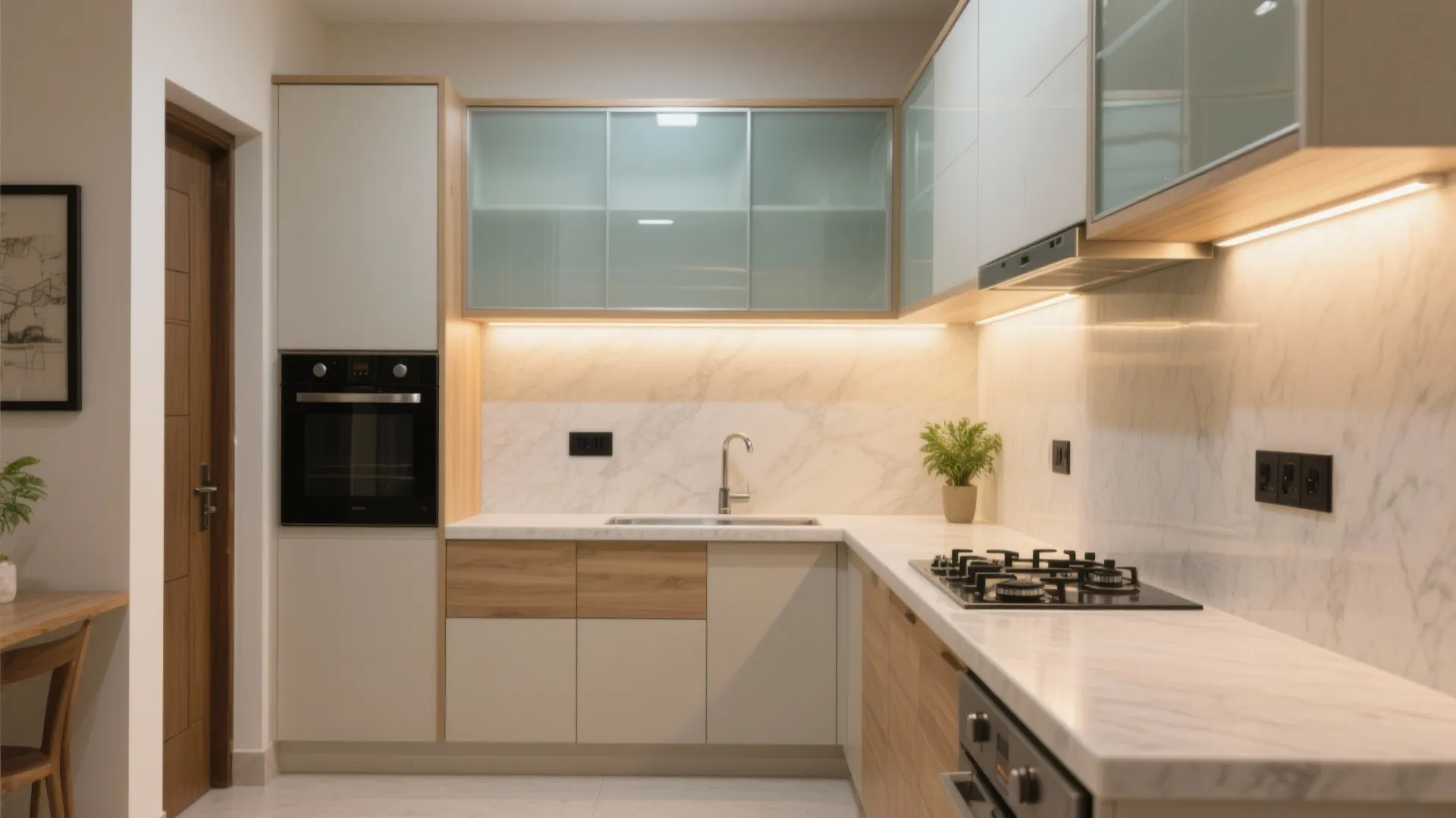 5 Design Ideas for 3 BHK Flats in Chandanagar: Small-space kitchen inspirations and practical tips from real projects in Chandanagar