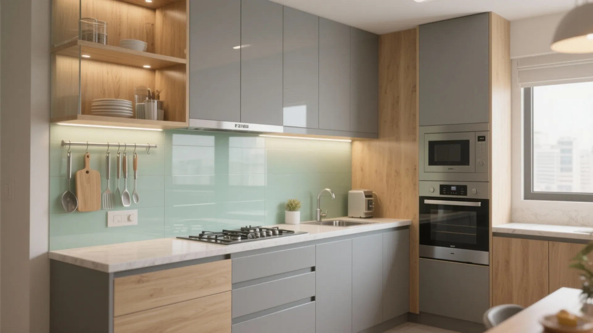 3 BHK Home: 5 Kitchen Design Ideas: Small-space savvy tips for a smart, stylish 3 BHK kitchen