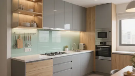 3 BHK Home: 5 Kitchen Design Ideas