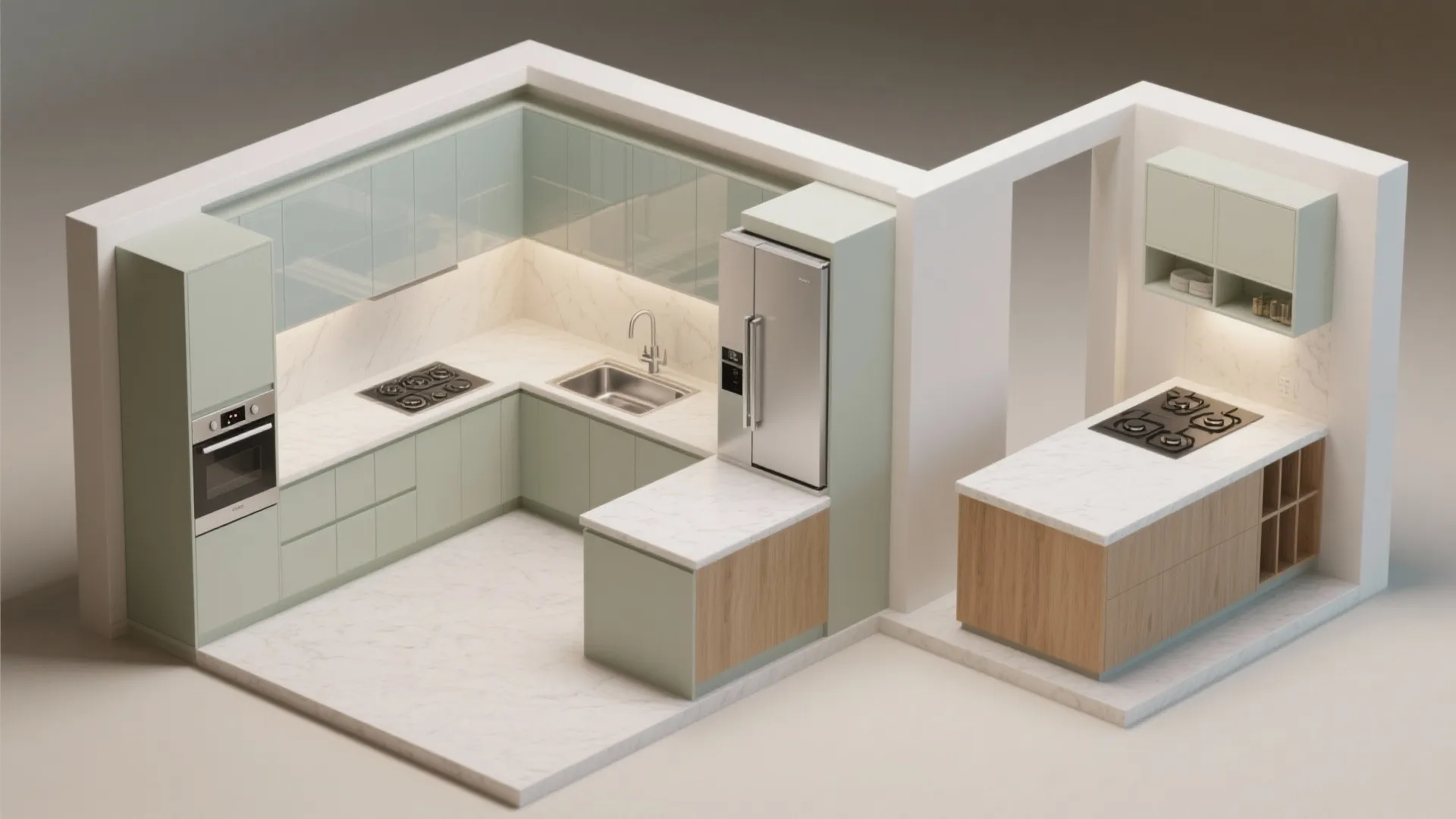 Kitchen clarity: pick L, U, or galley around your work triangle