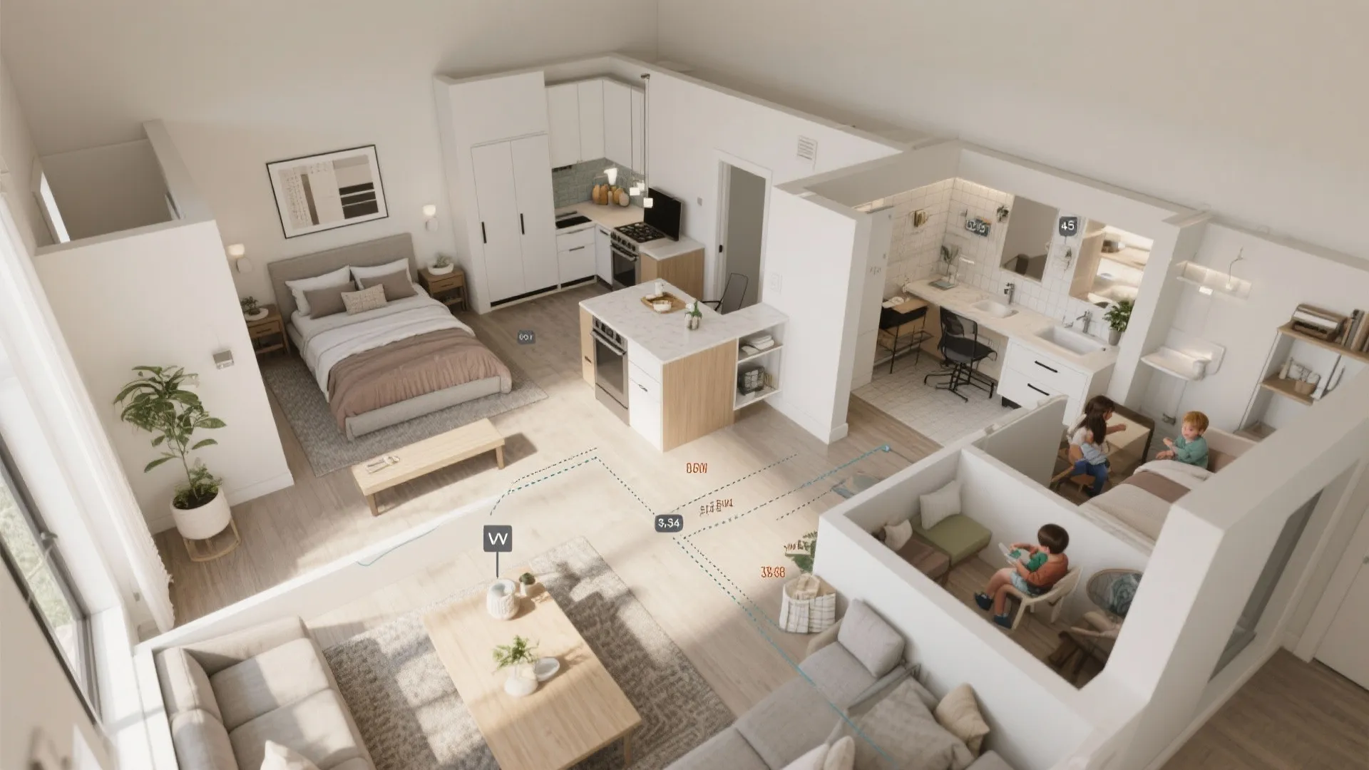 How I Assemble a Practical 3 BHK Layout