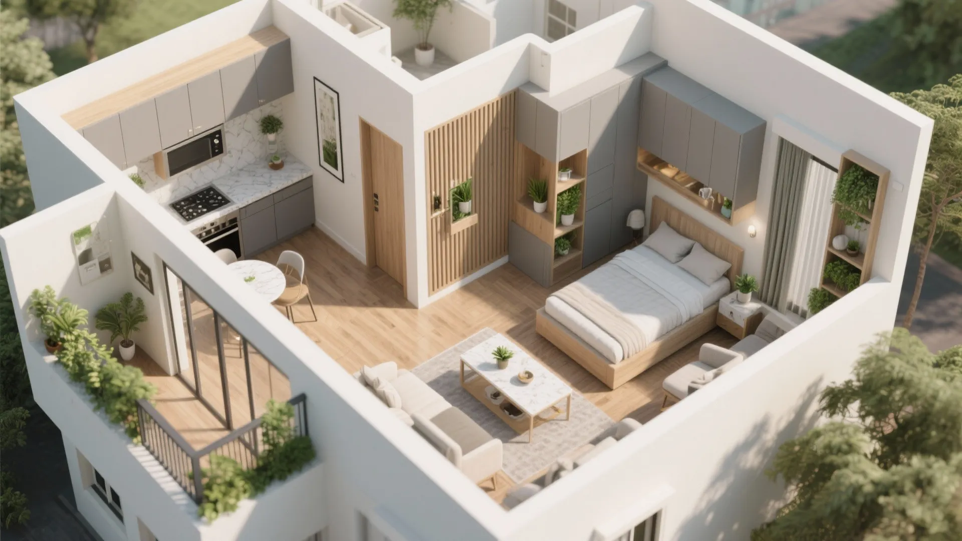 Putting it all together in 3 BHK flats in Pune Viman Nagar